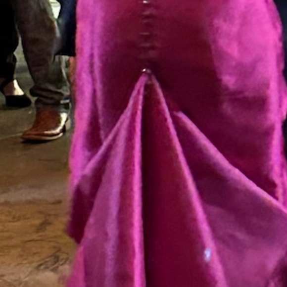 Alexander by Daymor evening Mardi Gras gown size 10 mother of bride/groom - Picture 10 of 11